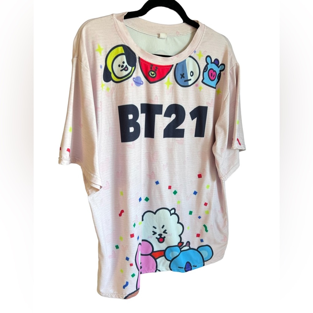BT21 GOTAMOCHI PINK UNISEX TEE